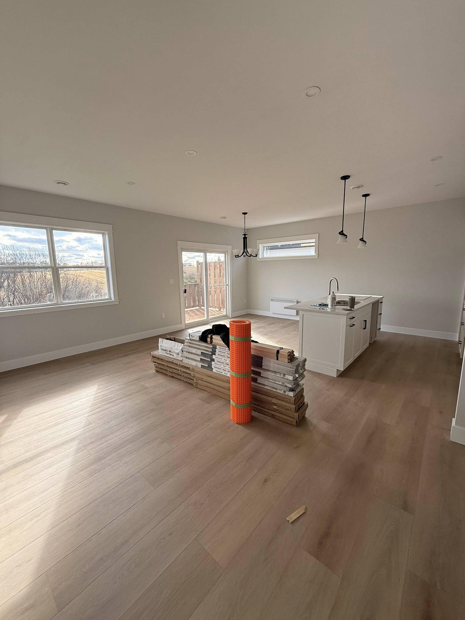 painting new builds new build kitchen